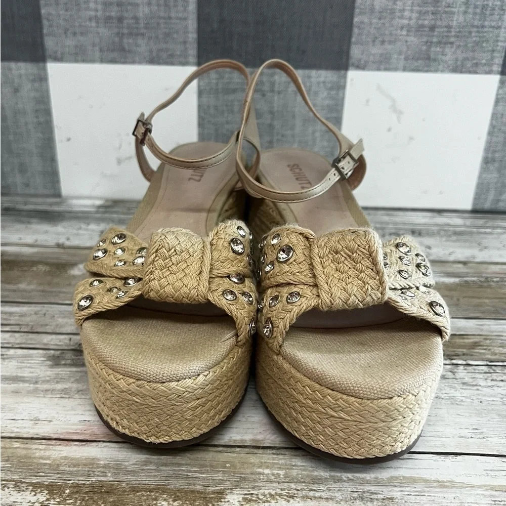Schutz Dyandre Espadrille Platform Sandal